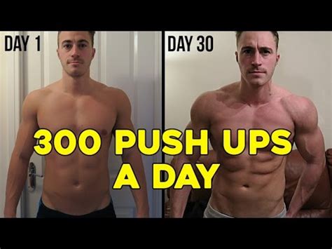 300 PUSH UPS A DAY FOR 30 DAYS CHALLENGE (My body .